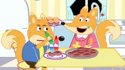 انیمیشن خانواده روباه مهربان قسمت 11